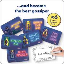 Freaky Rumors Against Reality - Hilarious Party Card Game for Social Gatherings (3-6 Players) | Fun Ice Breaker for Adults & Family Game Night | Entertaining Board Game for Teens, Adults & Families