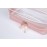 Clear Pouch Small, 6.6x2.3x4.7 Size TSA Approved Toiletry Bag, Travel Bags for Toiletries, Cosmetic Bag for Women and Men - 1 Pack Pink