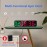 LUCORB Gym Timer - Large Digital Gym Clock Wall with Interval Time Progress Bar, Countdown/Up Stopwatch, Remote Control for Home Gym Garage Boxing Crossfit