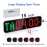 LUCORB Gym Timer - Large Digital Gym Clock Wall with Interval Time Progress Bar, Countdown/Up Stopwatch, Remote Control for Home Gym Garage Boxing Crossfit