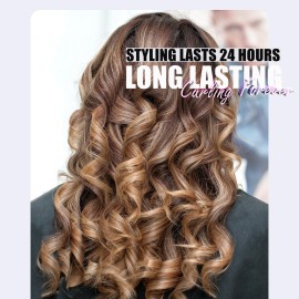 FARERY Long Barrel Curling Iron 1 Inch, Ceramic Curling Iron for Thin Hair, Infused Argan Oil & Keratin, Long Lasting Styling, 11 Adjustable Temp, Include Clips & Silicone Pad FARERY Long Barrel Curling Iron 1 Inch, Ceramic Curling Iron for Thin Hair, Infused Argan Oil & Keratin, Long Lasting Styling, 11 Adjustable Temp, Include Clips & Silicone Pad