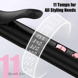 FARERY Long Barrel Curling Iron 1 Inch, Ceramic Curling Iron for Thin Hair, Infused Argan Oil & Keratin, Long Lasting Styling, 11 Adjustable Temp, Include Clips & Silicone Pad FARERY Long Barrel Curling Iron 1 Inch, Ceramic Curling Iron for Thin Hair, Infused Argan Oil & Keratin, Long Lasting Styling, 11 Adjustable Temp, Include Clips & Silicone Pad