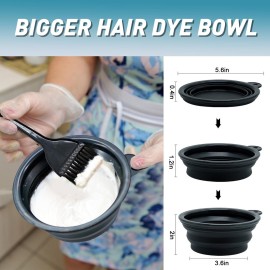 Xarchy 10 Pc Hair Bleach Kit - Hair Coloring Products With Dye Brush, Color Bowl, Earmuffs, Clip for Salon Bleaching & Highlighting Xarchy 10 Pc Hair Bleach Kit - Hair Coloring Products With Dye Brush, Color Bowl, Earmuffs, Clip for Salon Bleaching & Highlighting