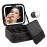 VANMRIOR Travel Makeup Bag with LED Lighted Make up Case with Mirror 3 Color Setting Cosmetic Makeup Box Organizer Vanity Case for Women Beauty Tools Accessories Case Rechargeable