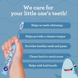 GuruNanda Kids Toothbrush with Suction Cup & Fun Animal Designs - Soft Bristles for Healthy Gums- Non-Slippery & Mess-Free Toothbrush, 3+ Age- 4 Count GuruNanda Kids Toothbrush with Suction Cup & Fun Animal Designs - Soft Bristles for Healthy Gums- Non-Slippery & Mess-Free Toothbrush, 3+ Age- 4 Count