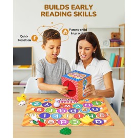 JoyCat Mystery Alphabet Box for Kids 26 PCS Letters Sorting Matching Game Activities Letter Sounds Fine Motor Learning Toys for Preschool Kindergarten Classroom - Easter Basket Stuffers Gifts JoyCat Mystery Alphabet Box for Kids 26 PCS Letters Sorting Matching Game Activities Letter Sounds Fine Motor Learning Toys for Preschool Kindergarten Classroom - Easter Basket Stuffers Gifts