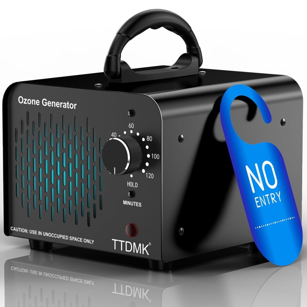 Ozone Generator 15,000mg/h, Commercial Ozone Machine Odor Removal, High Capacity Ozone Machine, Home Ozone Generator for Car, Home, Smoke, Pet, etc (Black) - by TTDMK Ozone Generator 15,000mg/h, Commercial Ozone Machine Odor Removal, High Capacity Ozone Machine, Home Ozone Generator for Car, Home, Smoke, Pet, etc (Black) - by TTDMK
