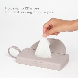 Ubbi On-the-Go Baby Wipes Dispenser, Portable Wipes Container for Travel, Diaper Bag Accessory Must Have for Newborns, Reusable Wipes Holder, Taupe Ubbi On-the-Go Baby Wipes Dispenser, Portable Wipes Container for Travel, Diaper Bag Accessory Must Have for Newborns, Reusable Wipes Holder, Taupe