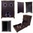 FOXBITE Dice Tower for Dungeons and Dragons Tower with Tray Wood Laser Etched DND Portable and Collapsible Dice Roller Perfect for Board Game and Tabletop RPG, Natural Wood Carved and Printed 5e