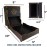 FOXBITE Dice Tower for Dungeons and Dragons Tower with Tray Wood Laser Etched DND Portable and Collapsible Dice Roller Perfect for Board Game and Tabletop RPG, Natural Wood Carved and Printed 5e