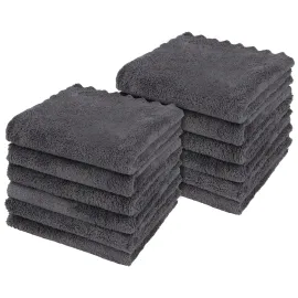 Orighty Ultra Soft Washcloths 12 Pack, Premium Microfiber Towel Sets 12x12 inches, Absorbent and Quick Drying Coral Velvet Washcloth, Multi-Purpose Wash Cloths for Bathroom, Hotel, and Gym (Grey) Orighty Ultra Soft Washcloths 12 Pack, Premium Microfiber Towel Sets 12x12 inches, Absorbent and Quick Drying Coral Velvet Washcloth, Multi-Purpose Wash Cloths for Bathroom, Hotel, and Gym (Grey)