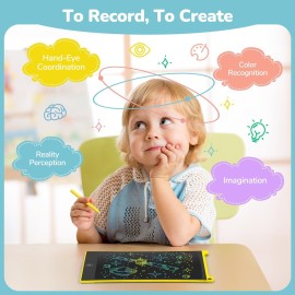 TECJOE 4 Pack LCD Writing Tablet, 8.5 Inch Colorful Doodle Board Drawing Tablet for Kids, Kids Travel Games Activity Learning Toys Birthday Gifts for 3 4 5 6 Year Old Boys Girls Toddlers Preschooler TECJOE 4 Pack LCD Writing Tablet, 8.5 Inch Colorful Doodle Board Drawing Tablet for Kids, Kids Travel Games Activity Learning Toys Birthday Gifts for 3 4 5 6 Year Old Boys Girls Toddlers Preschooler