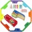 Medikaison Colorful Jokers and Marbles Board Game Pegs and Jokers Card Game for 2-8 Players 8 Solid Wood Game Boards 8 Colors 40 Marbles 4 Decks of Cards Cards Full Size Game Set