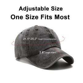 NPJY Vintage Washed Distressed Cotton Dad Hat Baseball Cap Adjustable Trucker Unisex Hats Black NPJY Vintage Washed Distressed Cotton Dad Hat Baseball Cap Adjustable Trucker Unisex Hats Black