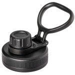 Prurex Spout Lid for Hydro Flask Wide Mouth Water Bottles, Replacement Lid for 12 16 18 22 32 40 64oz 2.28 Wide Mouth Sports Water Bottles Accessories (Black, 1 Pack)