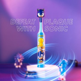 FIREFLY Clean N\' Protect, Sonic The Hedgehog Toothbrush with 3D hygienic Cover, Premium Soft Bristles, Anti-Slip Grip Handle, Battery Included, Ages 3+, 3 Piece Set (Pack of 1) FIREFLY Clean N\' Protect, Sonic The Hedgehog Toothbrush with 3D hygienic Cover, Premium Soft Bristles, Anti-Slip Grip Handle, Battery Included, Ages 3+, 3 Piece Set (Pack of 1)