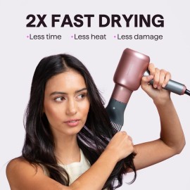 Wavytalk Hair Dryer with Diffuser, Blown Away Ionic Hair Dryer for Curly Hair with Comb, 1875W Fast Drying Blow Dryer with Ceramic Technology, 3 Attachments for All Hair Types, Light and Quiet, Black Wavytalk Hair Dryer with Diffuser, Blown Away Ionic Hair Dryer for Curly Hair with Comb, 1875W Fast Drying Blow Dryer with Ceramic Technology, 3 Attachments for All Hair Types, Light and Quiet, Black