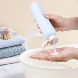 UMETASS 8.8 oz Travel Shampoo Bottles, Refillable Flip Cap Squeeze Bottles for Toiletries, Large Leakage-proof Travel Shampoo and Conditioner Bottles (Blue) UMETASS 8.8 oz Travel Shampoo Bottles, Refillable Flip Cap Squeeze Bottles for Toiletries, Large Leakage-proof Travel Shampoo and Conditioner Bottles (Blue)