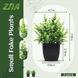 ZJIA 2 Pack Small Fake Plants Black Bathroom Accessories for Home Bedroom Bathroom Kitchen Decor ZJIA 2 Pack Small Fake Plants Black Bathroom Accessories for Home Bedroom Bathroom Kitchen Decor