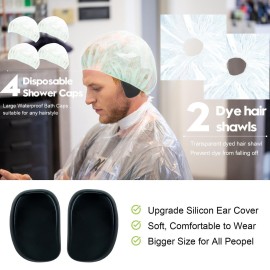 Svjetiq 21Pcs Hair Dye Kit Professional Hair Coloring Products with Hair Dye Brush, Hair Color Bowl, Hair Clips, Applicator, Earcover for Salon Bleaching & Hair Coloring at Home