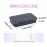 LIGHUFEIC 2Pack Dental Floss Portable Case,Dental floss Dispenser,Storage 24 Picks Adult Floss in Box,Refillable Glide floss,Portable Travel Floss Box for Travel(Black)