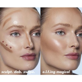 e.l.f. Halo Glow Contour Beauty Wand, Liquid Contour Wand For A Naturally Sculpted Look, Buildable Formula, Vegan & Cruelty-free, Light/Medium e.l.f. Halo Glow Contour Beauty Wand, Liquid Contour Wand For A Naturally Sculpted Look, Buildable Formula, Vegan & Cruelty-free, Light/Medium