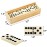 Noamus 56 PCS Dominoes Set for Adults, Professional Domino Tiles with Spinner, Double 6 in 2 Portable Wooden Case, 28 Tiles Domino Travel Set for Family Numbers Table Board Games, 2-8 Players