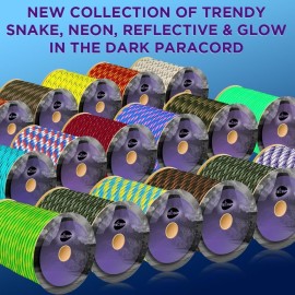 TECEUM Utility Nylon Paracord Black - 100 ft- 4mm - Heavy Duty String - Tent Cord - Outdoor amping Rope -Camping Hiking Gear and Equipment - EDC Cord - Strong Survival Rope 016b TECEUM Utility Nylon Paracord Black - 100 ft- 4mm - Heavy Duty String - Tent Cord - Outdoor amping Rope -Camping Hiking Gear and Equipment - EDC Cord - Strong Survival Rope 016b