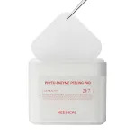 MEDIHEAL Phyto Enzyme Peeling Pad - Vegan Face Resurfacing Gauze Pads with LHA & Papaya Enzym - Pore Tightening Pads to Control Sebum - Exfoliating Pads for Dead Skin Cells, 90 Pads