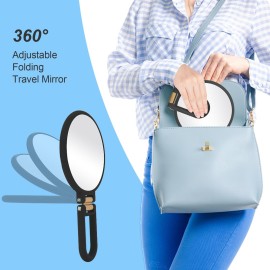 Sifolo 30x Magnifying Mirror, Travel Hand Mirrors with Handle - Double Side Handheld Mirror with 1X 30X Magnification & Adjustable Handle/Stand, Hand Held Foldable Travel Mirror for Makeup(Black) Sifolo 30x Magnifying Mirror, Travel Hand Mirrors with Handle - Double Side Handheld Mirror with 1X 30X Magnification & Adjustable Handle/Stand, Hand Held Foldable Travel Mirror for Makeup(Black)