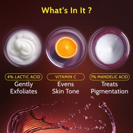 Chemist at Play UnderArm Roll-On with 5% AHA, Lactic Acid & 1% Mandelic Acid | Prevents Body Odour, Brightens Skin & Exfoliates Underarm | For Sensitive Skin | Royal Oudh Fragrance | Alcohol Free-40ml