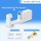 Get the Perfect Ear Piercing with 24Pcs Premium Ear Piercing Kit - Includes 8 CZ Diamond Earrings and 8 Easy-to-Use Self Ear Piercing Gun - Safe and Painless