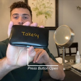 Upgraded Sharp Precision Tweezers for Facial Hair & Chin Hair, Slanted Design for Women & Men Eyebrow Plucker, Great with Travel Mirror Case (Green) Upgraded Sharp Precision Tweezers for Facial Hair & Chin Hair, Slanted Design for Women & Men Eyebrow Plucker, Great with Travel Mirror Case (Green)