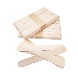 Makerstep 6 Inch Jumbo Wooden Multi-Purpose Wax Sticks 100 Pack. Large Popsicle Sticks, Applicator, Spatulas for Waxing, Ideal for Body, Hair Removal, Craft, Ice Cream Sticks Makerstep 6 Inch Jumbo Wooden Multi-Purpose Wax Sticks 100 Pack. Large Popsicle Sticks, Applicator, Spatulas for Waxing, Ideal for Body, Hair Removal, Craft, Ice Cream Sticks