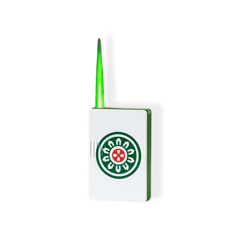 MYCHUS Torch Lighter, Cool, Mahjong Shape Design, Fillable, Adjustable, Windproof Butane LighterNo Gas MYCHUS Torch Lighter, Cool, Mahjong Shape Design, Fillable, Adjustable, Windproof Butane LighterNo Gas