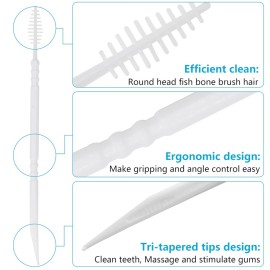 DanTicy Brushpicks Interdental Toothpicks,Soft Bristle Dental Floss Picks Toothpicks,Helps Removes Plaque and Debris Between Your Teeth 300PCS (Pack of 1) DanTicy Brushpicks Interdental Toothpicks,Soft Bristle Dental Floss Picks Toothpicks,Helps Removes Plaque and Debris Between Your Teeth 300PCS (Pack of 1)
