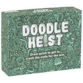 DOODLE HEIST - The Quick Drawing and Deduction Family Party Game for Kids, Tweens, Teens, College Students, Adults & Families - Perfect for Fun Parties and Board Games Night with Your Group