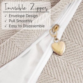 ZWJD Beige Pillow Covers 18x18 Inch Set of 2 Chenille Throw Pillow Covers with Elegant Design Soft and Luxurious Decorative Throw Pillows for Couch, Bed, and Home Decor(Beige) ZWJD Beige Pillow Covers 18x18 Inch Set of 2 Chenille Throw Pillow Covers with Elegant Design Soft and Luxurious Decorative Throw Pillows for Couch, Bed, and Home Decor(Beige)