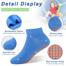 HYCLES Boys Girls Non-Slip Toddler Socks Grip Ankle Sticky Sock Anti-Skid Socks for Kids 6 Pairs for 6-9 Years Kids HYCLES Boys Girls Non-Slip Toddler Socks Grip Ankle Sticky Sock Anti-Skid Socks for Kids 6 Pairs for 6-9 Years Kids