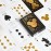 Disney Mickey Mouse Inspired Black and Gold Playing Cards by Bicycle