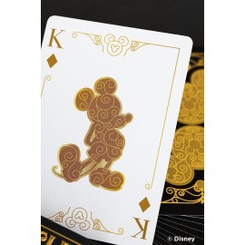 Disney Mickey Mouse Inspired Black and Gold Playing Cards by Bicycle