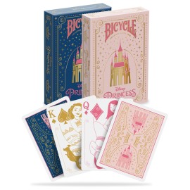 Bicycle Disney Princess Inspired Playing Cards Pink or Blue Playing Cards (Packaging May Vary)