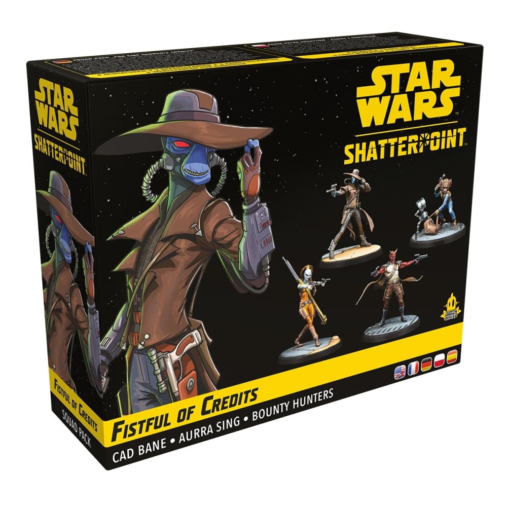 Star Wars Shatterpoint Fistful of Credits SQUAD PACK - Tabletop Miniatures Game, Strategy Game for Kids and Adults, Ages 14+, 2 Players, 90 Minute Playtime, Made by Atomic Mass Games Star Wars Shatterpoint Fistful of Credits SQUAD PACK - Tabletop Miniatures Game, Strategy Game for Kids and Adults, Ages 14+, 2 Players, 90 Minute Playtime, Made by Atomic Mass Games