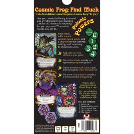 Devious Weasel Games Cosmic Frog: Find Muck Expansion - Devious Weasel Games, Adds Mental Combat, Lands & Chip System, Ages 14+, 2-6 Players Devious Weasel Games Cosmic Frog: Find Muck Expansion - Devious Weasel Games, Adds Mental Combat, Lands & Chip System, Ages 14+, 2-6 Players