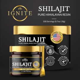 MBDH Wellness Premium Himalayan Shilajit Resin: Pure & Potent Fulvic Acid & 85+ Trace Minerals Supplement - Boost Energy, Vitality & Wellness for Men & Women, 20g/ 0.7oz (Pack of 1) MBDH Wellness Premium Himalayan Shilajit Resin: Pure & Potent Fulvic Acid & 85+ Trace Minerals Supplement - Boost Energy, Vitality & Wellness for Men & Women, 20g/ 0.7oz (Pack of 1)