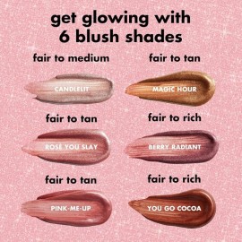 e.l.f. Halo Glow Blush Beauty Wand, Liquid Blush Wand For Radiant, Flushed Cheeks, Infused With Squalane, Vegan & Cruelty-free, Ros You Slay e.l.f. Halo Glow Blush Beauty Wand, Liquid Blush Wand For Radiant, Flushed Cheeks, Infused With Squalane, Vegan & Cruelty-free, Ros You Slay