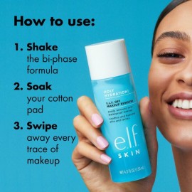 e.l.f. SKIN Holy Hydration Off Makeup Remover, Liquid Makeup Remover For Eye, Lip & Face Makeup, Gentle Formula, Vegan & Cruelty-free e.l.f. SKIN Holy Hydration Off Makeup Remover, Liquid Makeup Remover For Eye, Lip & Face Makeup, Gentle Formula, Vegan & Cruelty-free