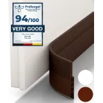 Vellure Premium Door Draft Stopper - New Door Sweep/Seal Strip (Save Energy - Easy Install) - Ideal for Cold Weather (5x39 Brown)