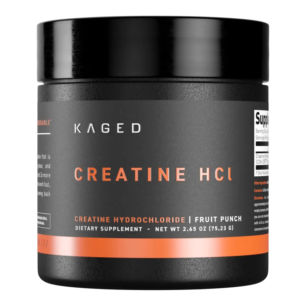 Kaged Creatine HCl Powder, Fruit Punch, Supports Muscle Growth and Recovery, Patented Creatine Hydrochloride Formula, Easy Digestion and Enhanced Muscle Absorption, 75 Servings Kaged Creatine HCl Powder, Fruit Punch, Supports Muscle Growth and Recovery, Patented Creatine Hydrochloride Formula, Easy Digestion and Enhanced Muscle Absorption, 75 Servings