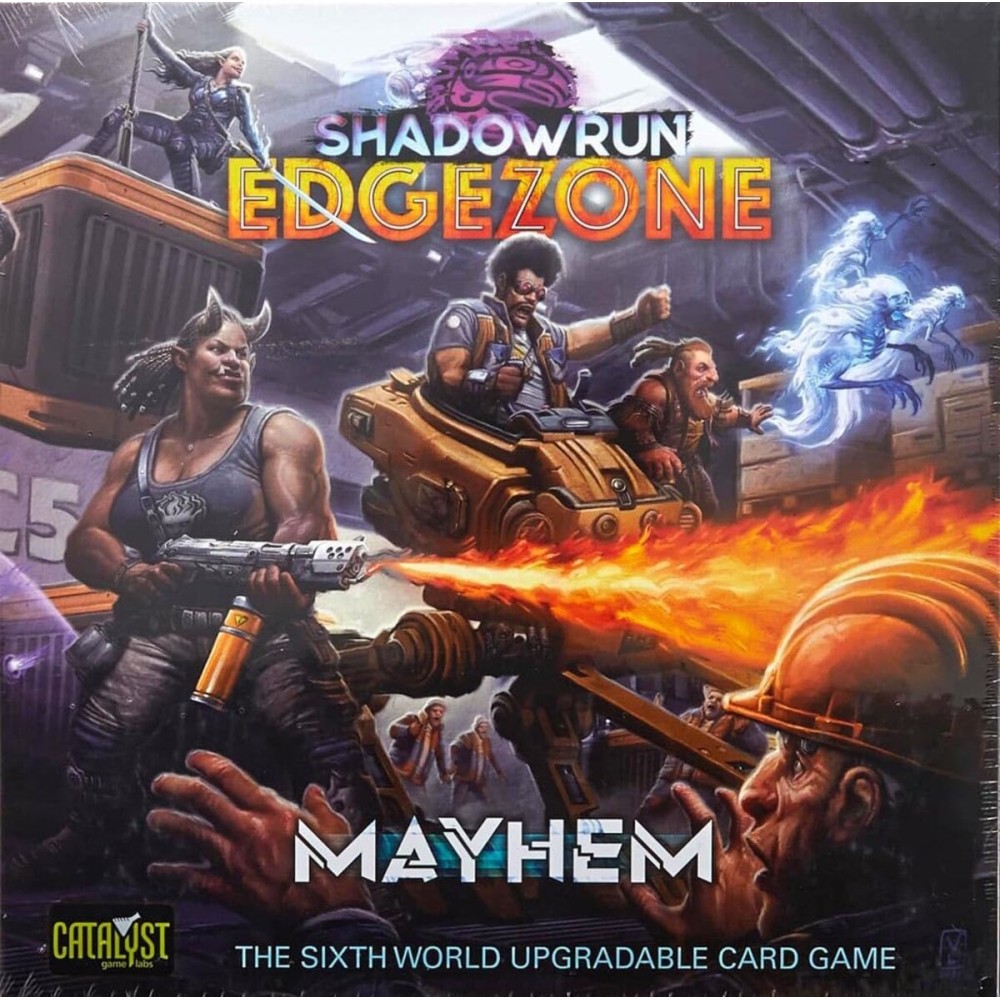 Shadowrun Edge Zone Mayhem Deck by Catalyst Game Labs, CCG/TCG Board Game Shadowrun Edge Zone Mayhem Deck by Catalyst Game Labs, CCG/TCG Board Game